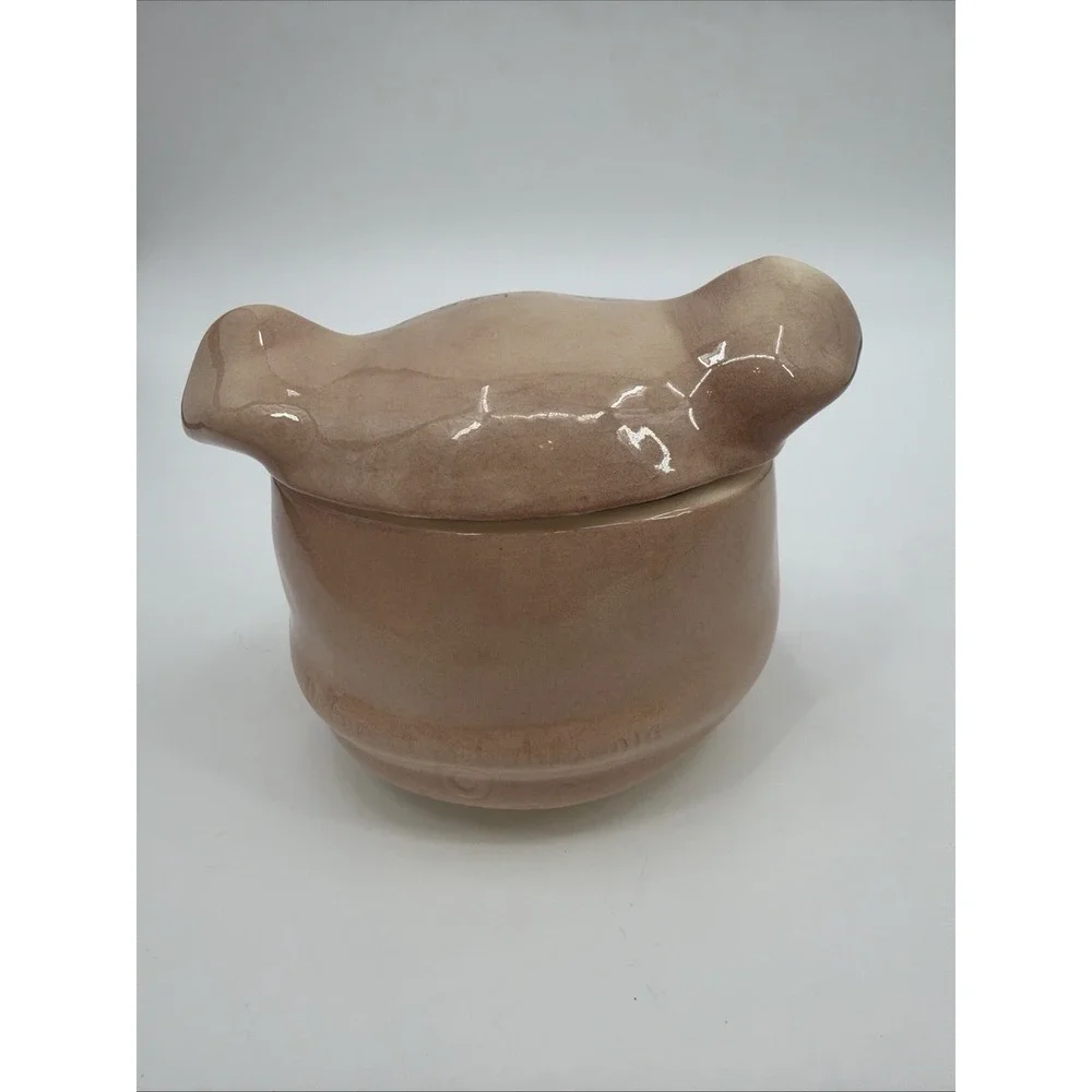 Vintage Deforest of California Cookie/Candy Jar Go Ahead Make A Pig Of Yourself